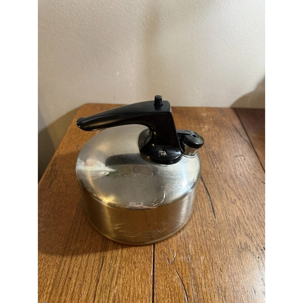 1892 Centennial 1992 Vintage Paul Revere Ware Copper Bottom Tea Kettle H92c 1qt